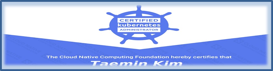 Certified Kubernetes Administrator for Kubernetes.